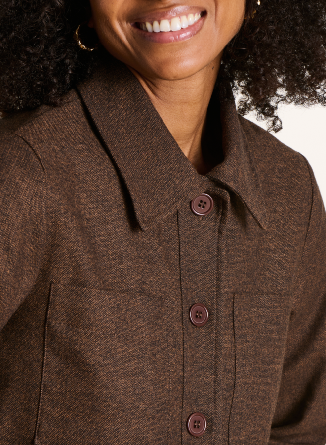Daphne Jacket Brown La Fee Maraboutee