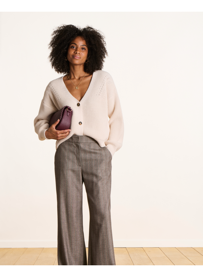 Ezastel Cardigan Ecru La Fee Maraboutee