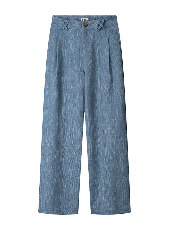 PANTS Bouclé Dawn Blue Pom Amsterdam