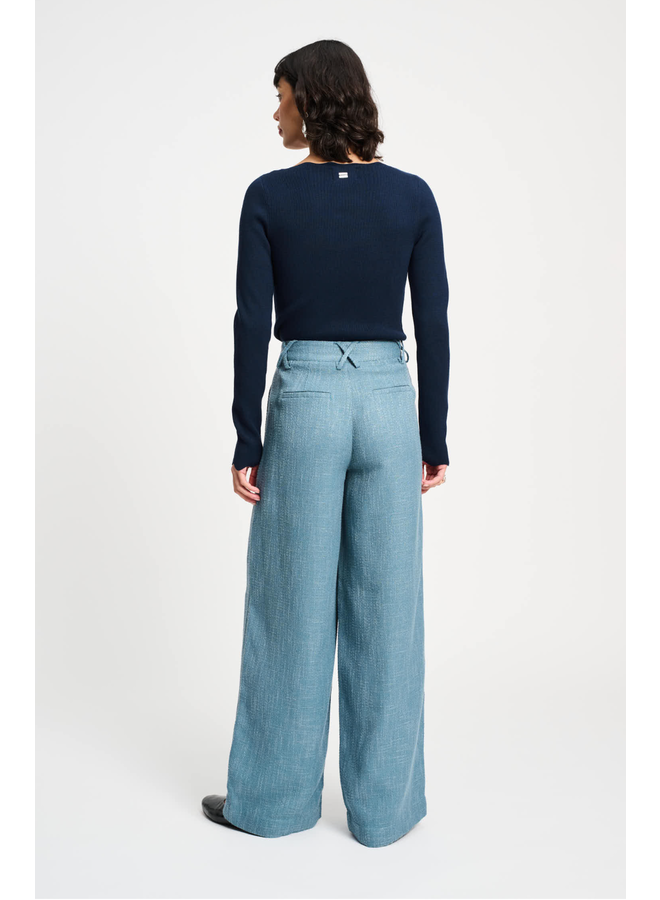 PANTS Bouclé Dawn Blue Pom Amsterdam