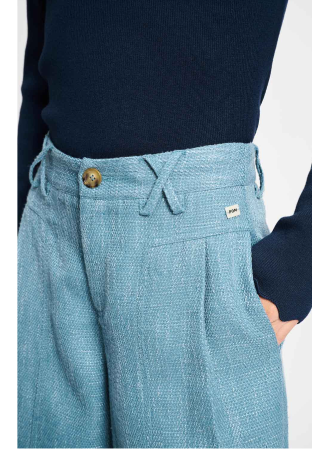 PANTS Bouclé Dawn Blue Pom Amsterdam