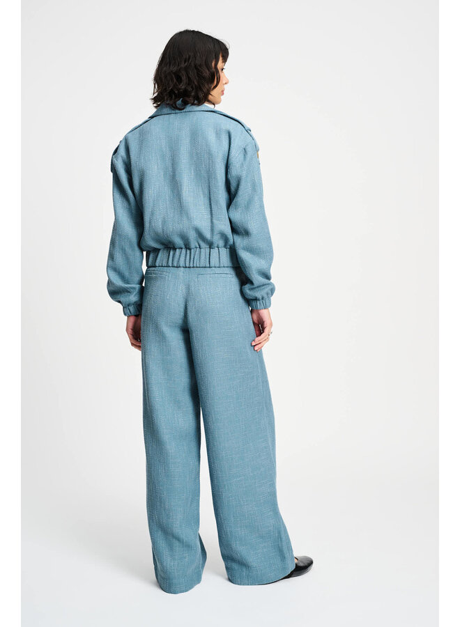 Jacket Boucle Dawn Blue Pom Amsterdam