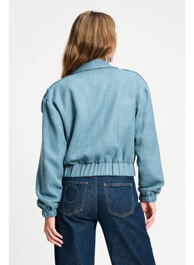 Jacket Boucle Dawn Blue Pom Amsterdam