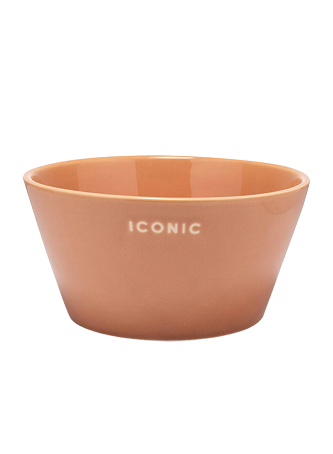 Ceramic bowl ICONIC terracotta H7cm Vondels