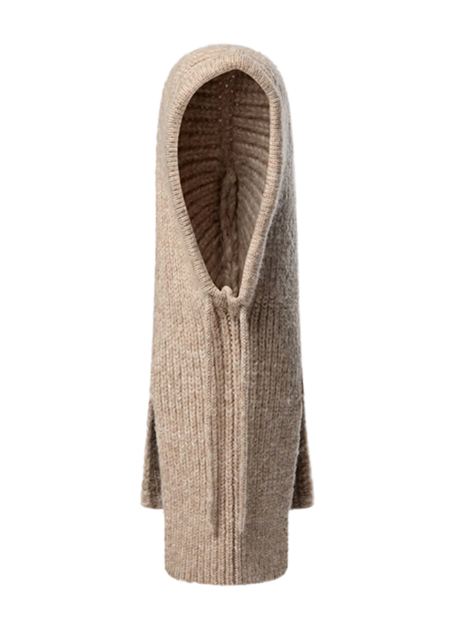 HaileyCC Balaclava Knit Walnut Co'Couture
