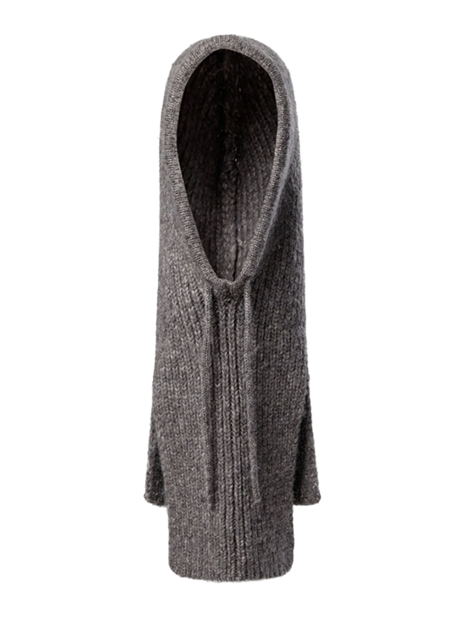 HaileyCC Balaclava Knit Mid Grey Co'Couture