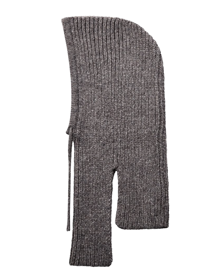 HaileyCC Balaclava Knit Mid Grey Co'Couture