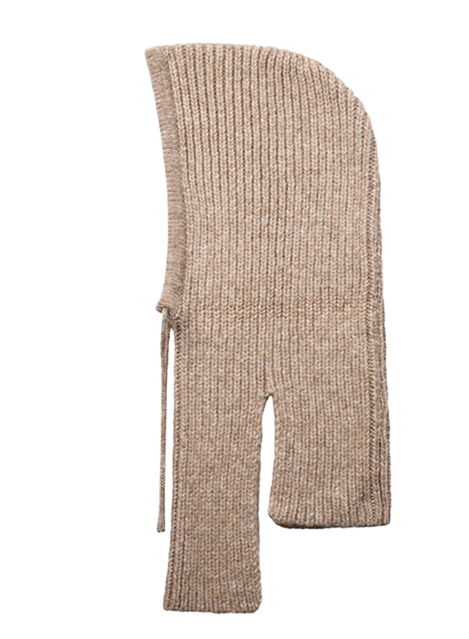 HaileyCC Balaclava Knit Walnut Co'Couture