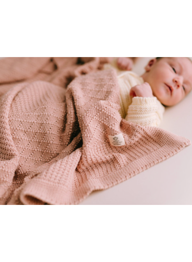 Pink baby blanket Micu Micu