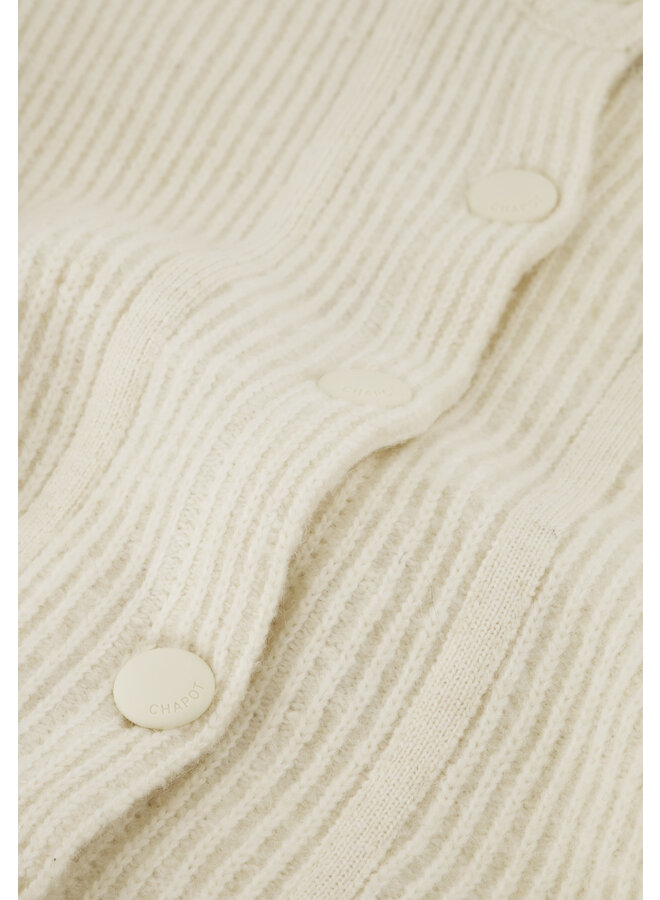 Berber Cardigan Cosy White Fabienne Chapot