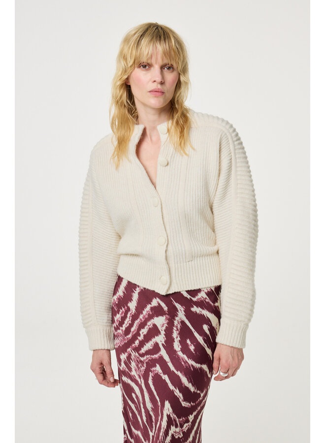 Berber Cardigan Cosy White Fabienne Chapot
