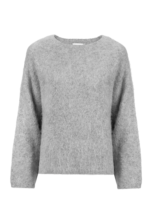 Knit-Ted Amalia Pullover Light Grey