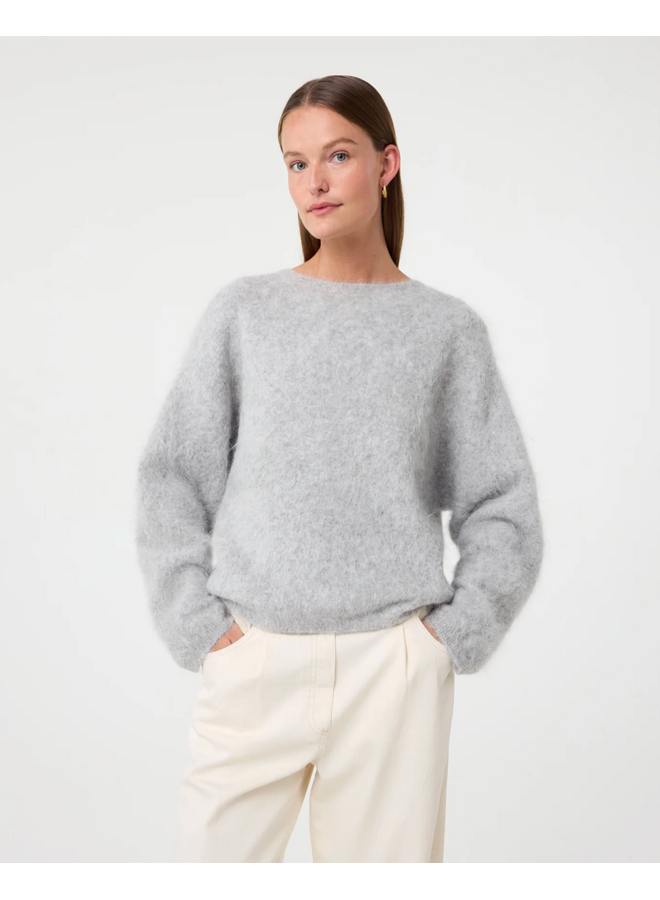 Knit-Ted Amalia Pullover Light Grey