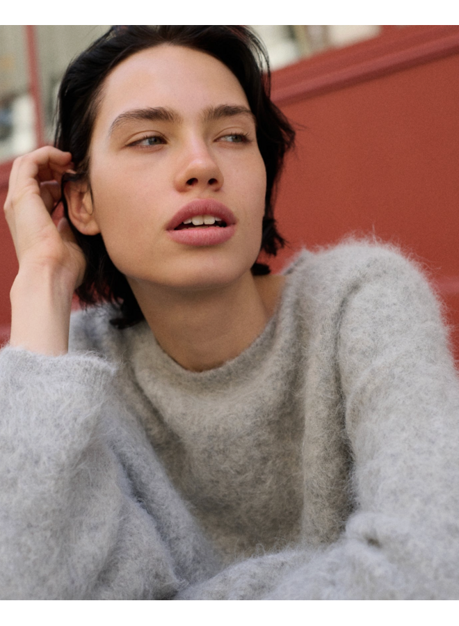 Knit-Ted Amalia Pullover Light Grey