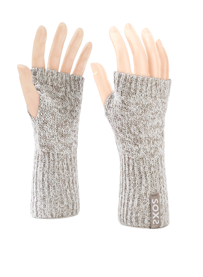SOXS Originals, handwarmer, beige wol, warm sand, one size
