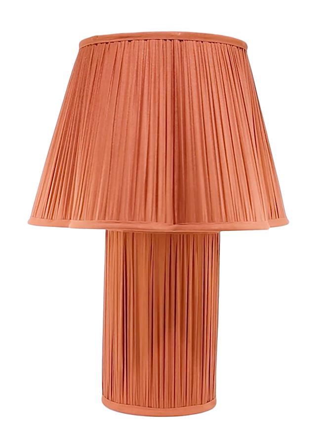 Myra Lamp Large Silk Bronze Doing Goods