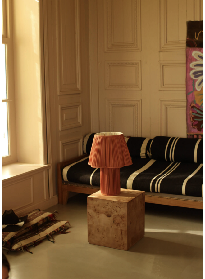 Myra Lamp Large Silk Bronze Doing Goods