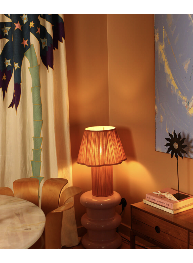 Myra Lamp Large Silk Bronze Doing Goods