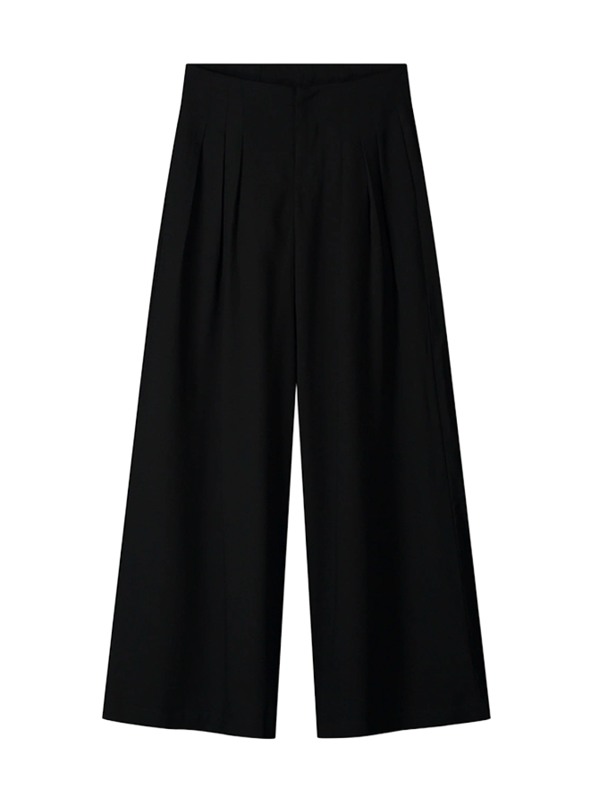 PANTS Wide leg Noir Pom Amsterdam