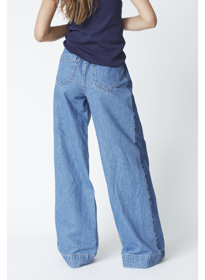 Co'Couture BilbaoCC Wide LL Jeans Denim blue