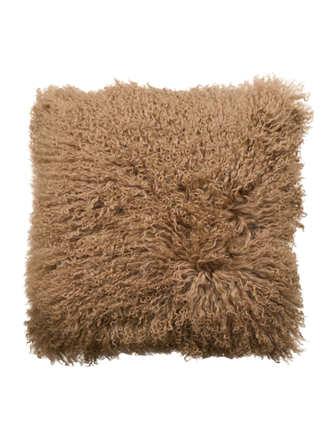 Tibet kussen caramel 45 x 45 cm.