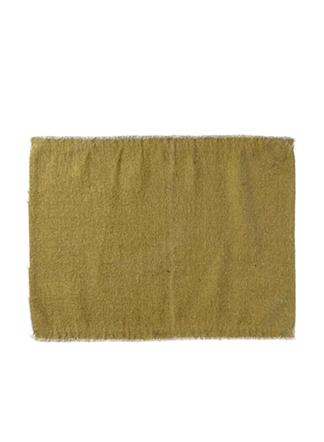 Frivole placemat katoen kurkuma Pomax