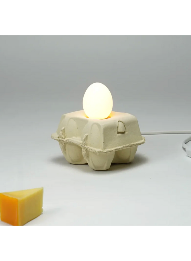 Egg lamp base corn, incl. egglamp