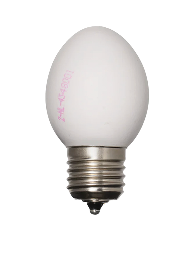 Egg lamp white