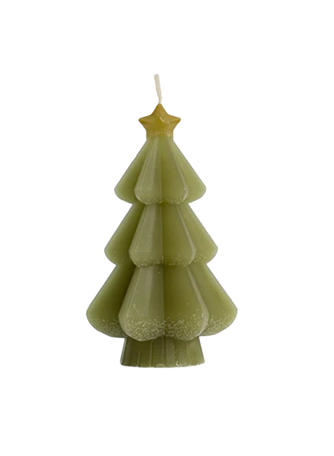 Kerstboom kaars ster pear