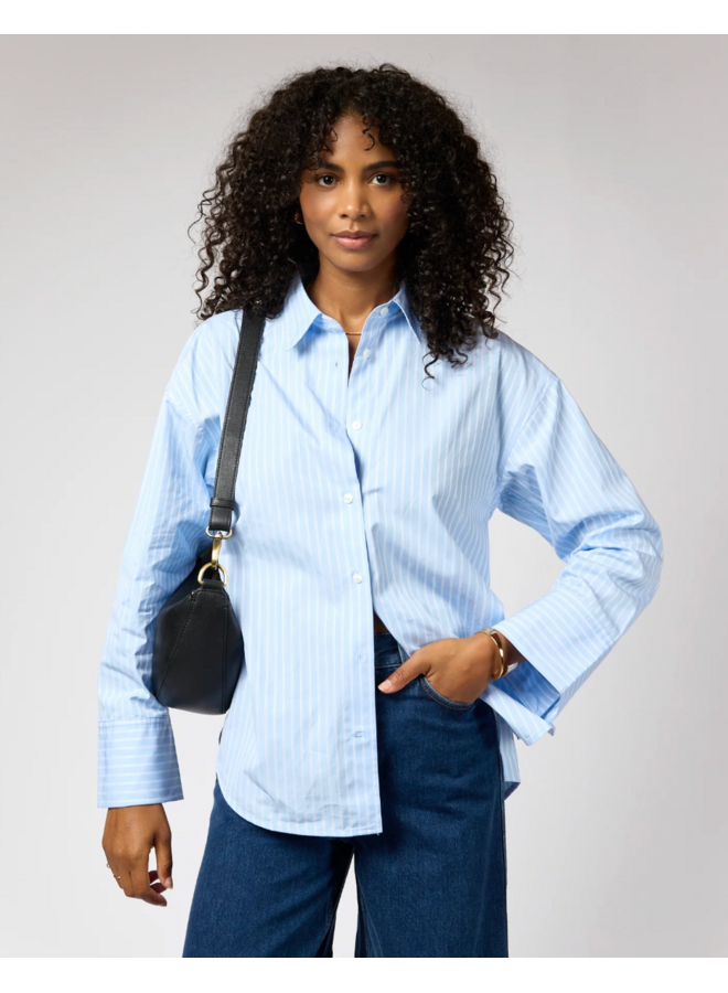 O My Bag Leo Twisted Handle Black Soft Grain