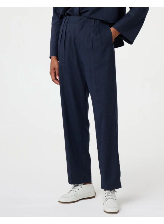 Henny Pants Night Blue Knit-Ted