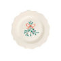 Mistletoe Breakfast Plate Anna+Nina