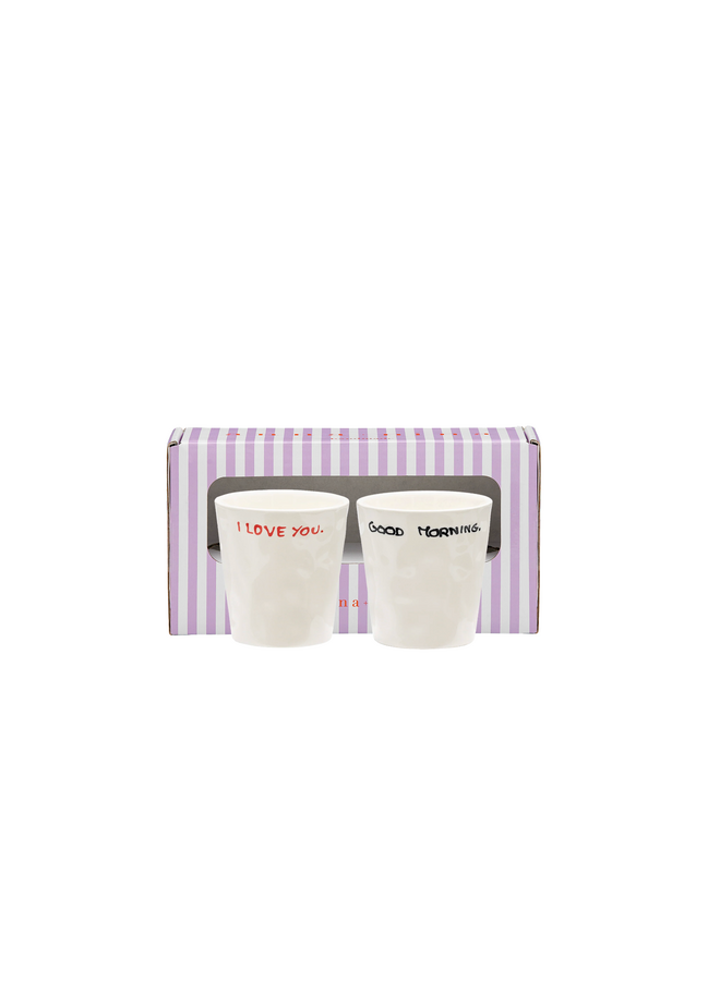 Anna+Nina Perfect Morning Coffee Cup Set of 2