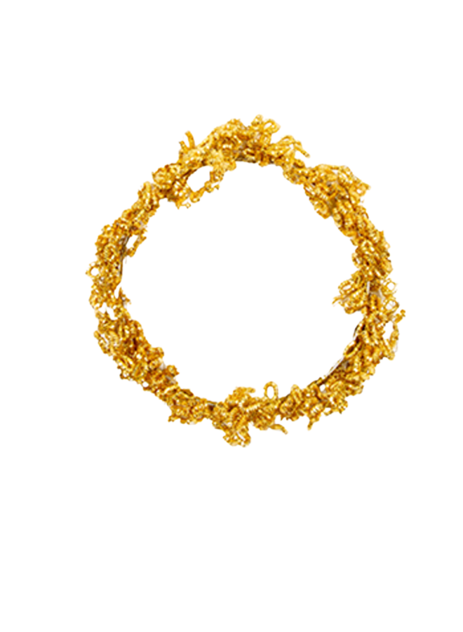 Christmas wreath M gold MrsBloom