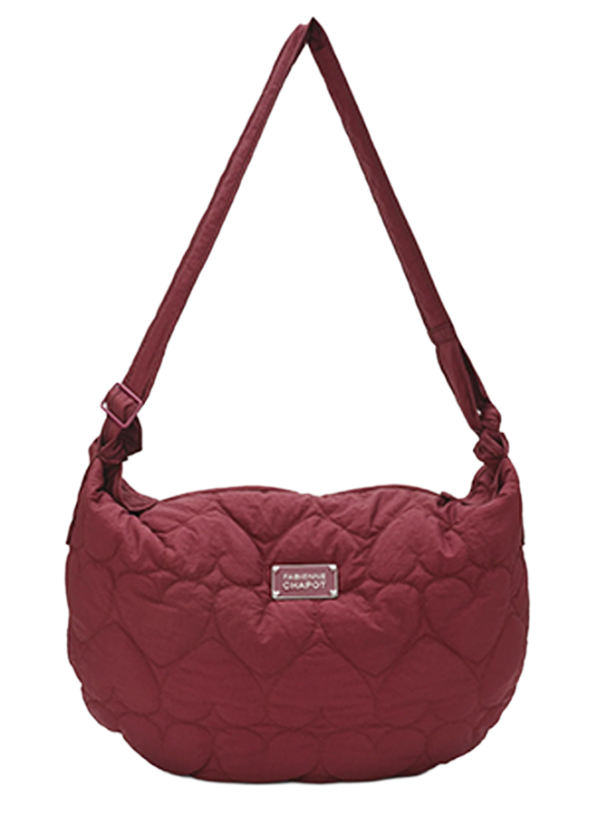 Fabio Maxi Bag Deep Burgundy Fabienne Chapot