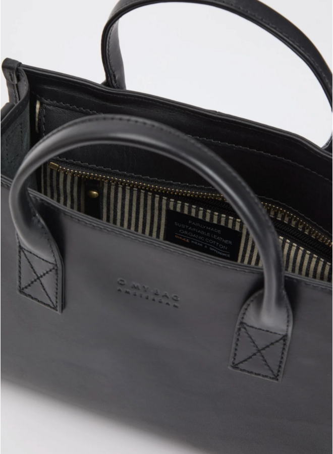 O My Bag Jackie Black Classic Leather