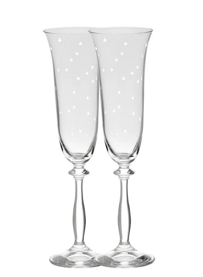 Starry Eve Champagne Flute Set of 2 Anna+Nina