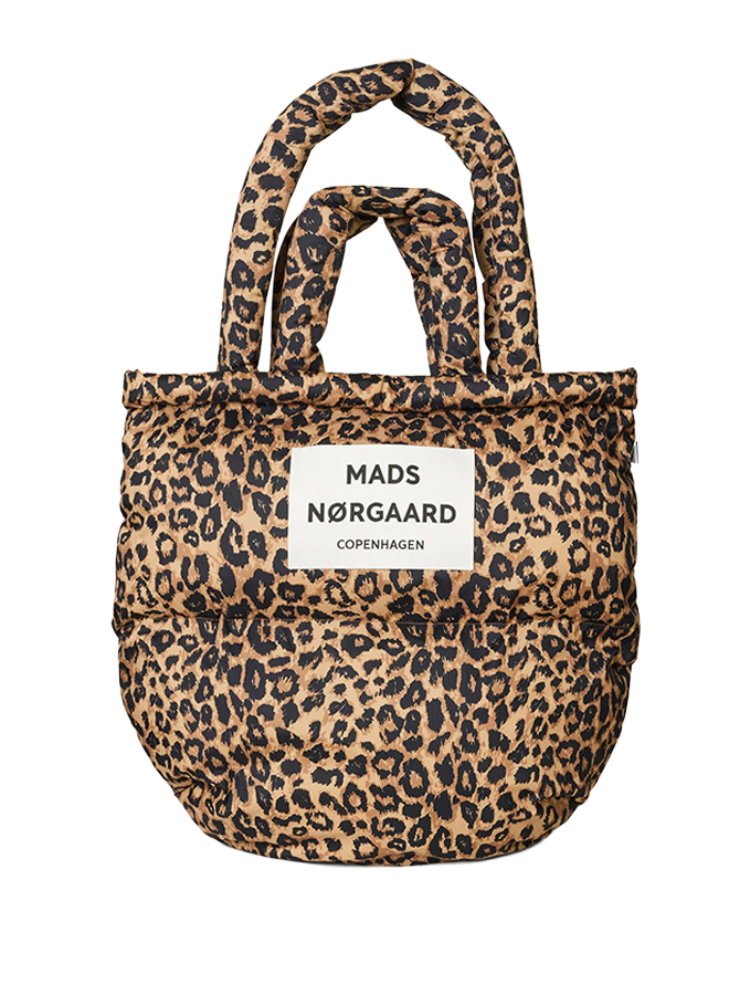 Mads Norgaard Light Ripstop Pillow Bag Leo AOP/Black