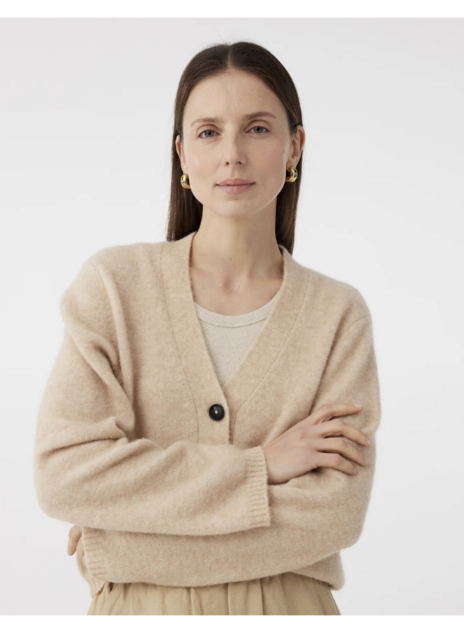 Ariel Cardigan Sand Knit-Ted