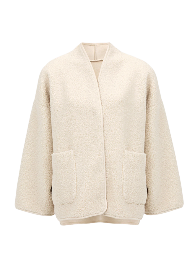 Joko Jacket Creme Knit-Ted