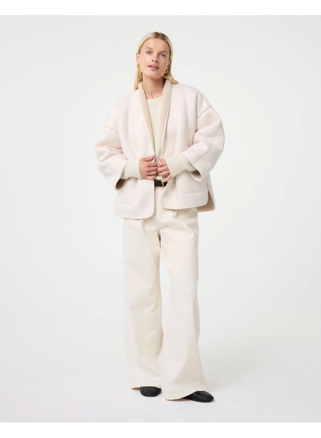 Joko Jacket Creme Knit-Ted