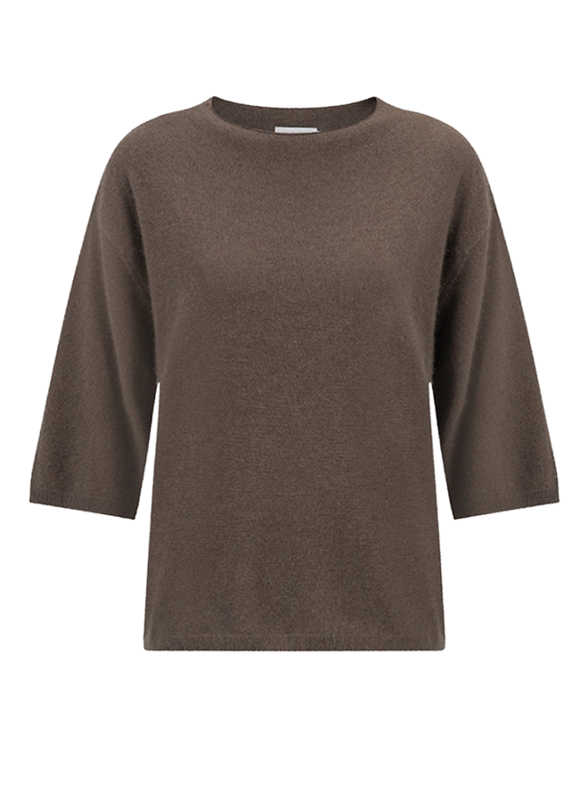 Lily Pullover Brown Knit-Ted
