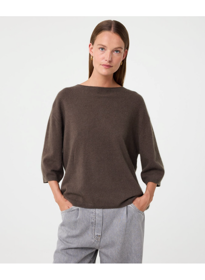 Lilly Pullover Brown Knit-Ted