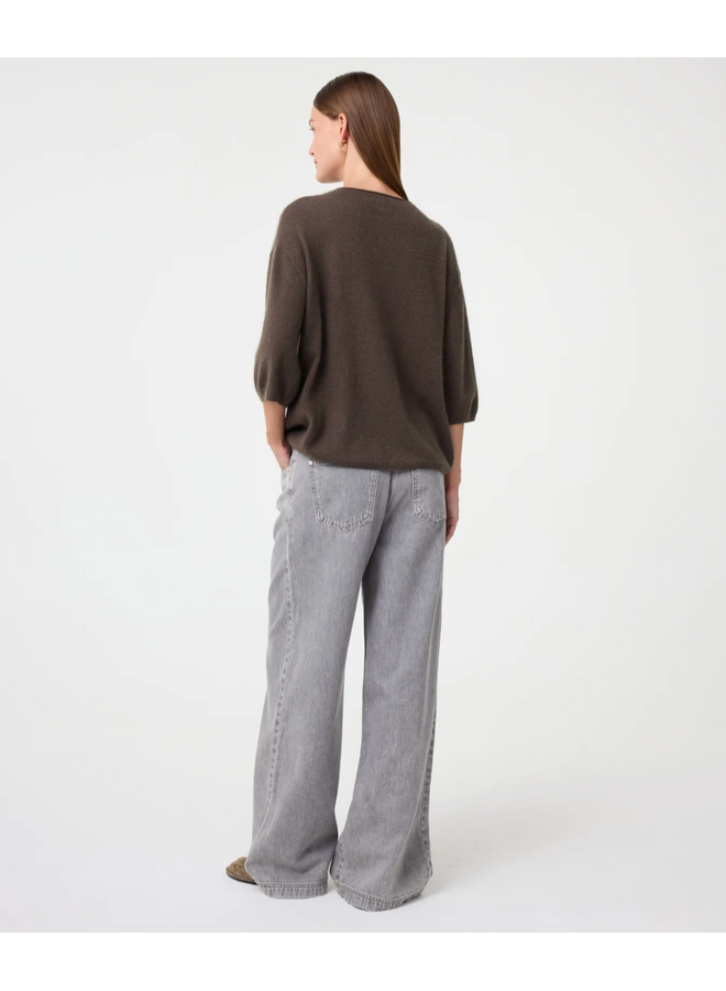 Lily Pullover Brown Knit-Ted