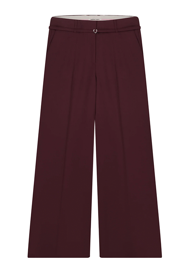 Nelsan Trousers Deep Burgundy Fabienne Chapot