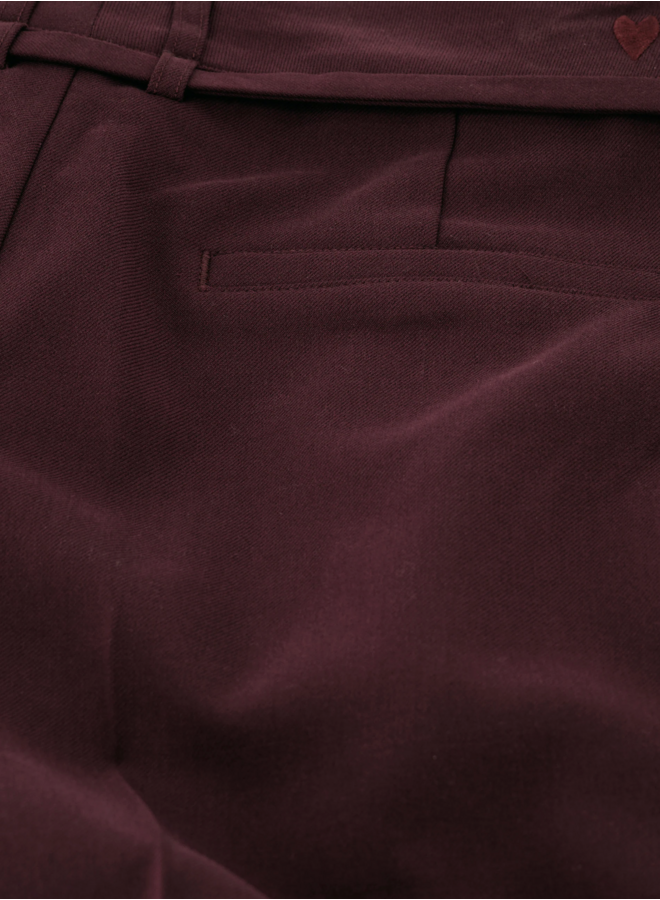 Nelsan Trousers Deep Burgundy Fabienne Chapot