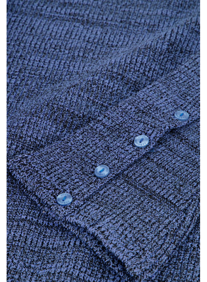 Gaia Pullover French Blue/ Black Fabienne Chapot