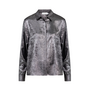 Felice Blouse Metallic Grey Knit-Ted