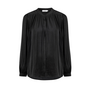 Rubia Blouse Knit-Ted Black