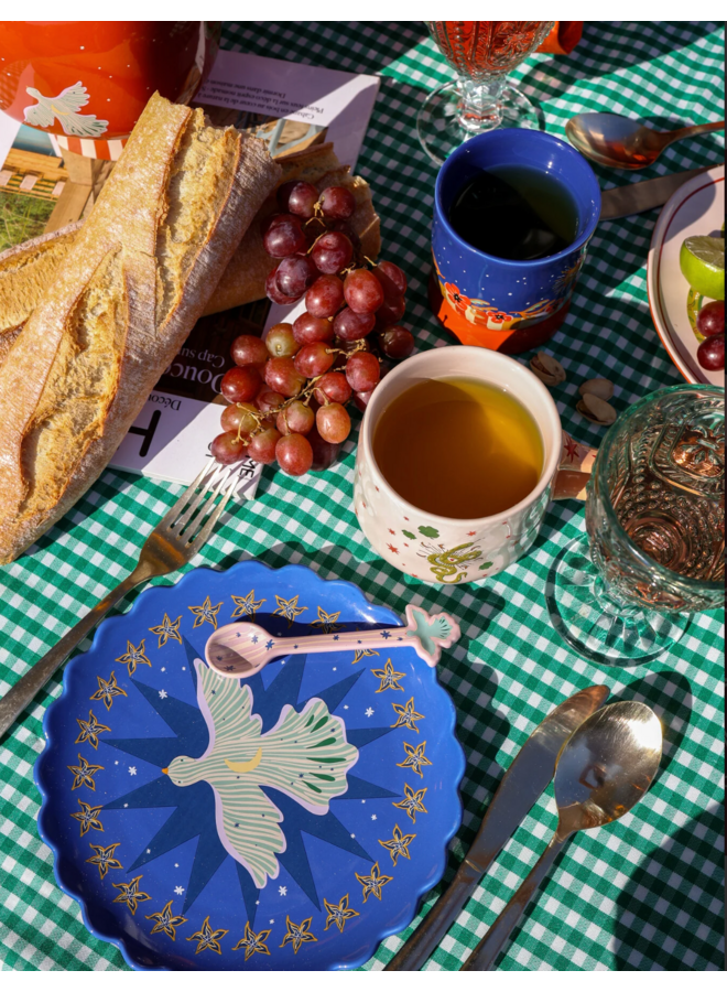 ATLITW Lepel Lila met Vogel